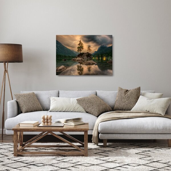 Lijepa staklena slika krajolika (70x50 cm)