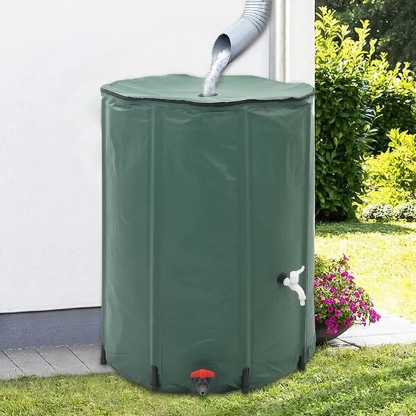 Sklopiv spremnik za kišnicu 250 L - Zelena 250 l 1 Zelena