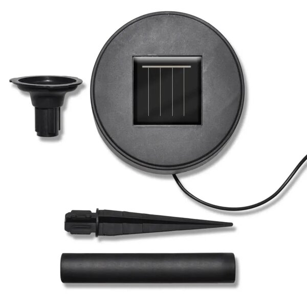 Solarna zdjela 3 LED vrtne svjetiljke sa solarnim panelima - 3 1 3