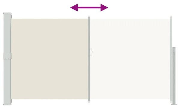 Bočna tenda za dvorište/terasu 160 x 300 cm krem - Krema 160 x 300 cm 1 Krema