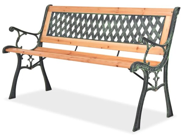 Vrtna klupa 122 cm drvena - 122 cm 1 Model dijamanta 1