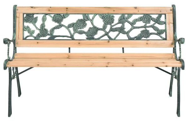 Vrtna klupa 122 cm drvena - 122 cm 1 Ruže 1