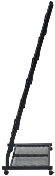 Stalak za Časopise 47 5x43x133 cm crna A4