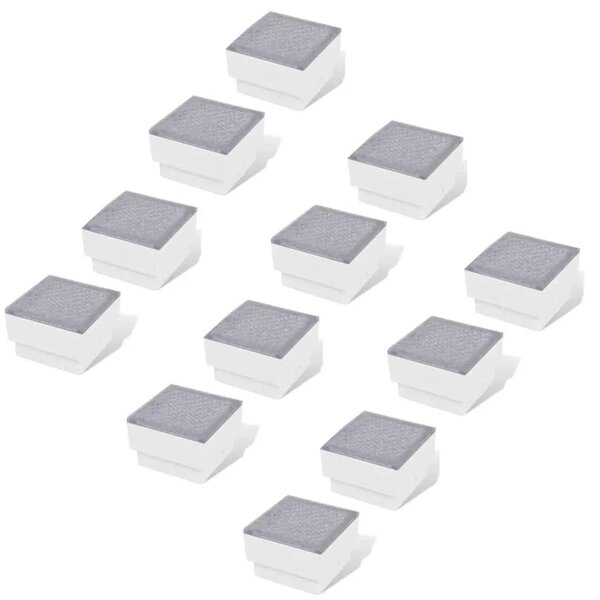 LED podna svjetla 12 kom 100 x 100 x 68 mm - 100 x 100 x 68 mm 12 1 100 x 100 x 68 mm
