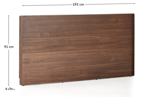 Smeđe uzglavlje 192x91 cm Norlen – Kave Home