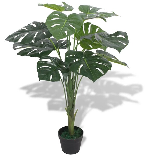 Umjetna biljka Monstera s posudom 70 cm Zelena - Zelena 70 cm 1 Monstera