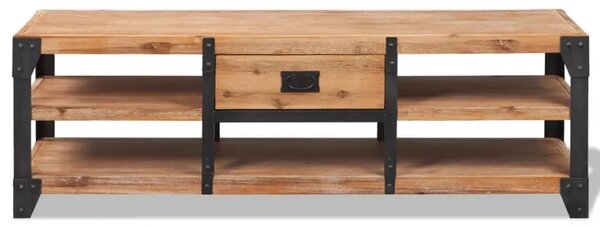TV Stalak od Masivnog Bagremovog Drva 140x40x45 cm