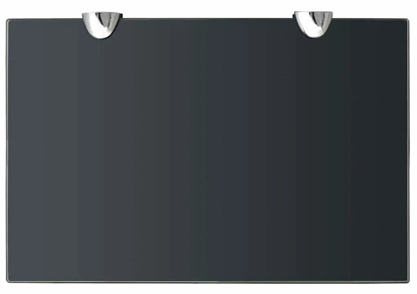 Zidna polica staklena 30 x 20 cm 8 mm - Crna 30 x 20 cm 1 1