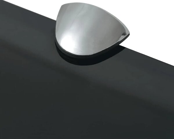 Zidna polica staklena 30 x 20 cm 8 mm - Crna 30 x 20 cm 1 1