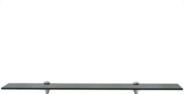 Zidna Polica Staklena 80x20 cm 8 mm - Crna 80 x 20 cm 1 1