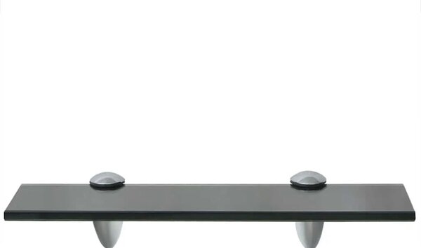 Zidna polica staklena 30 x 20 cm 8 mm - Crna 30 x 20 cm 1 1