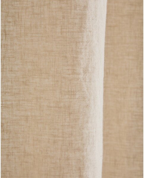 Bež pamučna zavjesa 140x270 cm Nolira – Kave Home