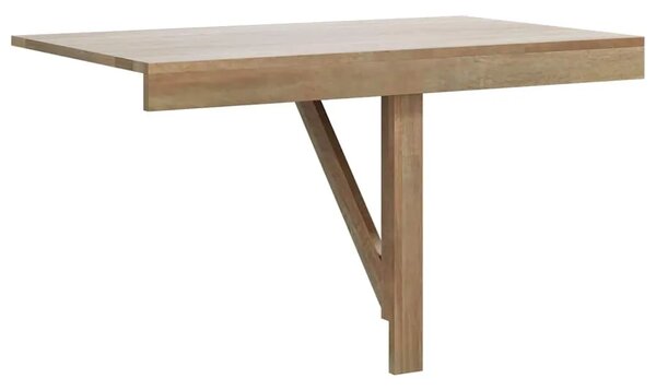 Sklopivi zidni stolić boja hrasta 100 x 60 cm - Smeđa 1 Smeđa