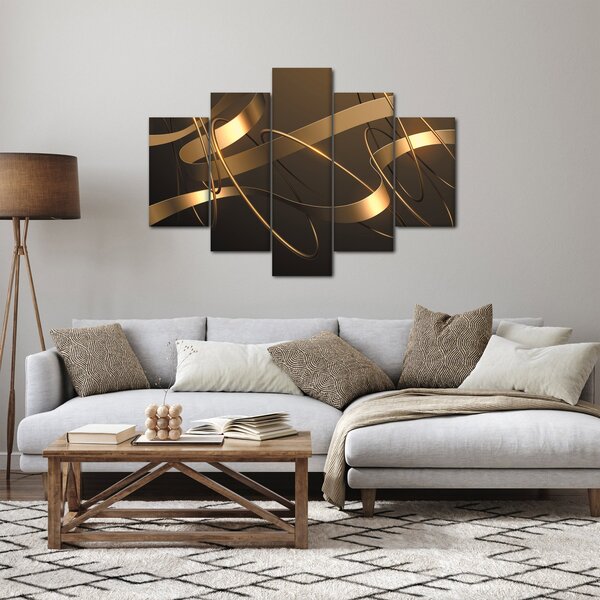 Poslikava - Bronasti trakovi (150x105 cm)