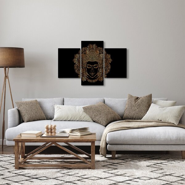 Slika zlatega Bude (90x60 cm)