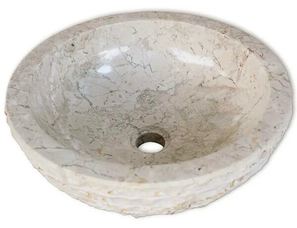 Mramorni Lavabo - Umivaonik 40 cm krem - Krema Krema