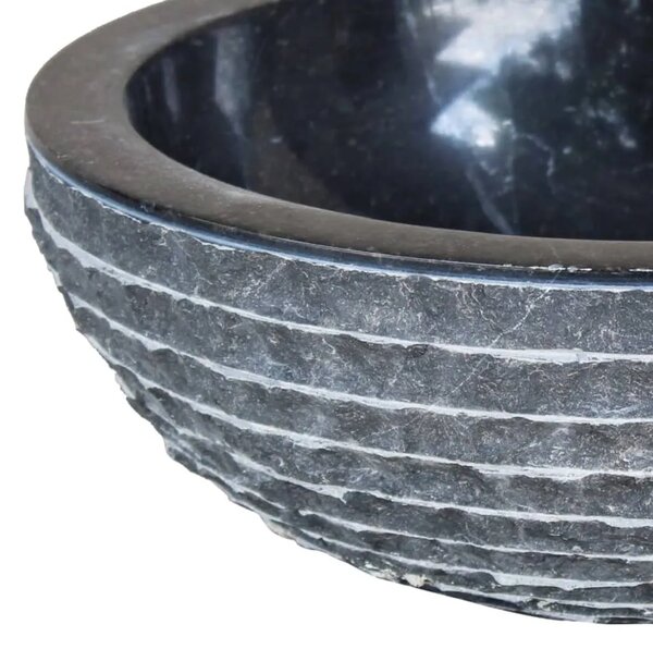 Mramorni Lavabo - Umivaonik 40 cm crni - Crna Crna