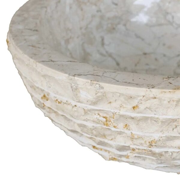 Mramorni Lavabo - Umivaonik 40 cm krem - Krema Krema