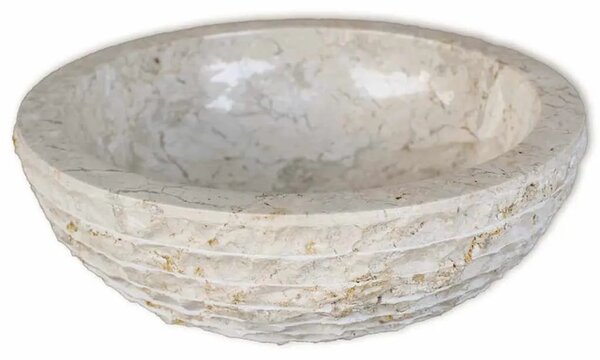Mramorni Lavabo - Umivaonik 40 cm krem - Krema Krema