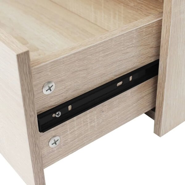 Komoda s 4 ladice 60 x 30 5 x 71 cm boja hrasta - Boja hrasta 1 Boja hrasta