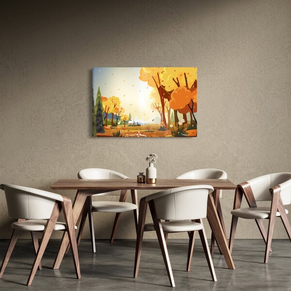 Slika - Jesenska pokrajina, ilustr (90x60 cm)