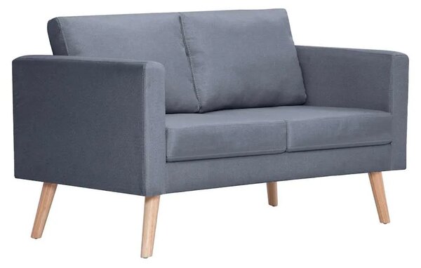 Sofa Dvosjed od Tkanine Tamno Siva - Tamno siva Dvosjedi Tamno siva Dvosjedi