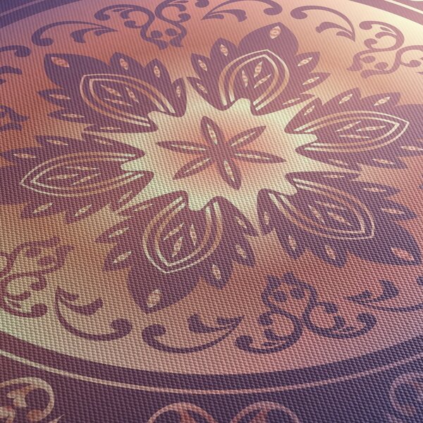 Slika - Mandala na vijoličnem prelivu (90x60 cm)