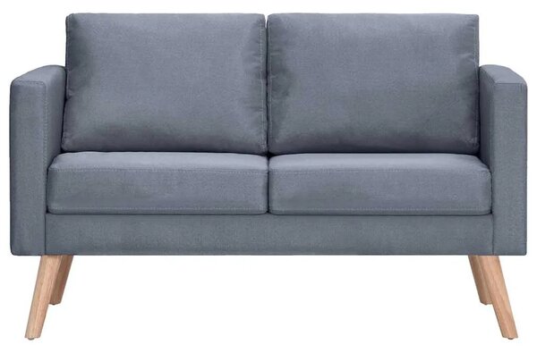 Sofa Dvosjed od Tkanine Tamno Siva - Tamno siva Dvosjedi Tamno siva Dvosjedi