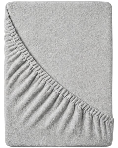 Frotirna plahta svijetlo siva 140x200 cm
