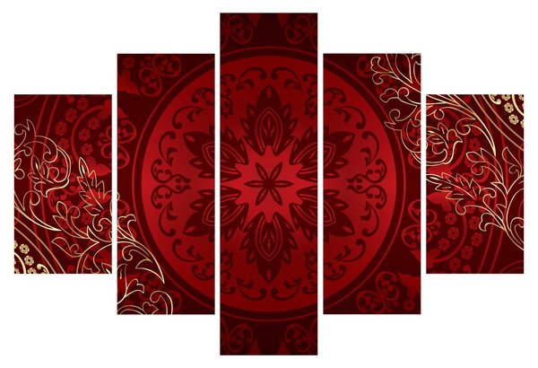 Slika - Zlate mandale (150x105 cm)