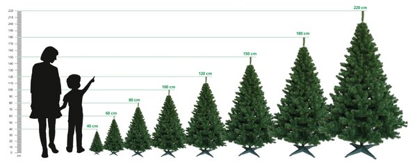 JAKS Božićno drvce smrča snježni sa šišarkama zeleno 120 cm