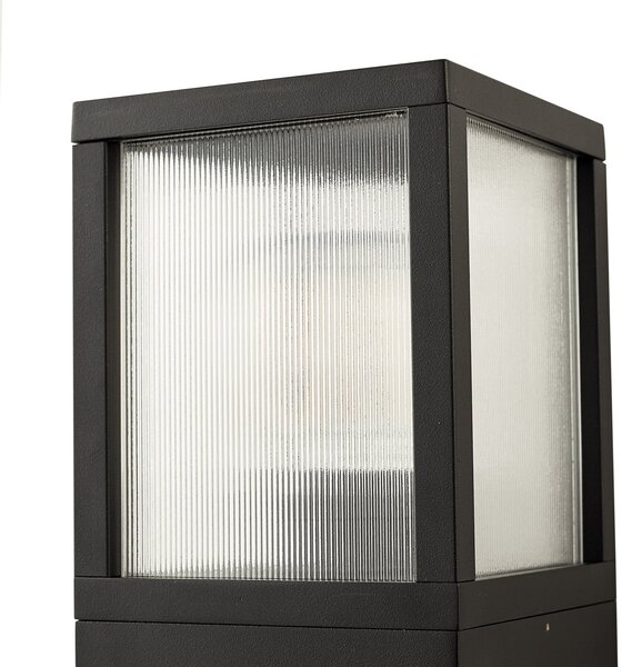 Vanjske Svjetiljka Lucande, Klemens, prigušiv, Crno, Balkon, Aluminij, Moderan