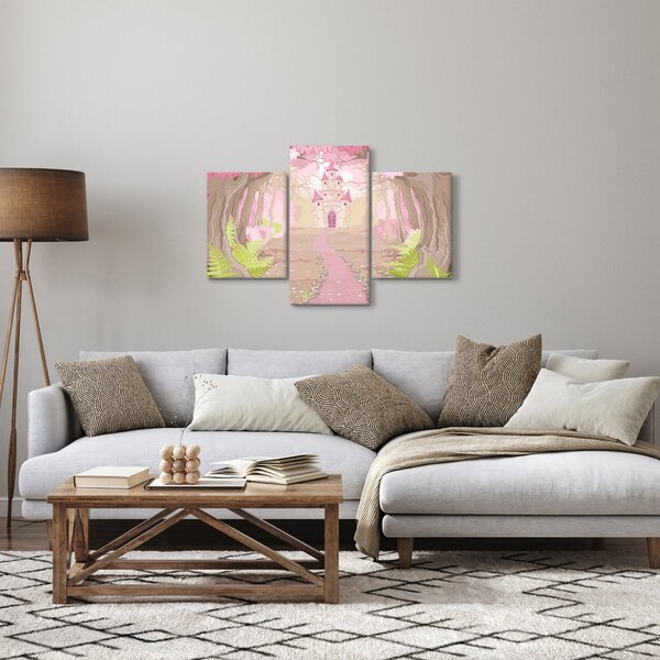 Slika - Potovanje v rožnato kraljestvo (90x60 cm)