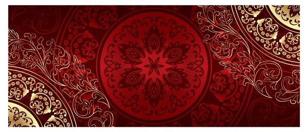 Slika - Zlate mandale (120x50 cm)