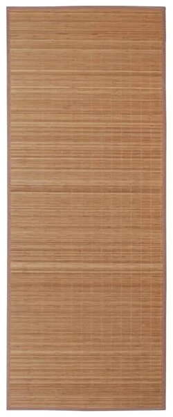 Pravokutni tepih od smeđeg bambusa 80 x 300 cm - Smeđa 80 x 300 cm Smeđa 80 x 300 cm