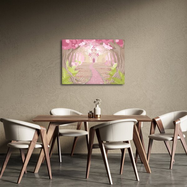 Slika - Potovanje v rožnato kraljestvo (70x50 cm)