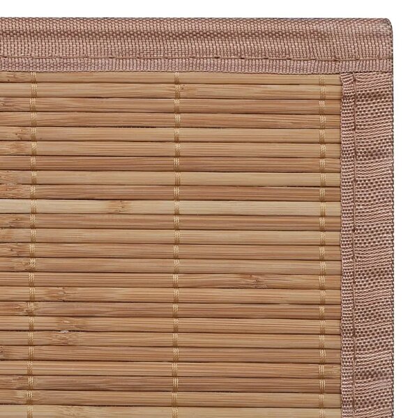 Pravokutni tepih od smeđeg bambusa 80 x 300 cm - Smeđa 80 x 300 cm Smeđa 80 x 300 cm