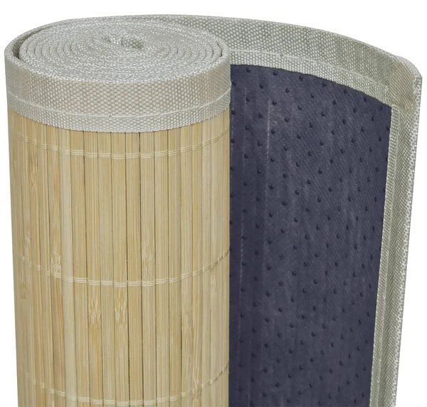 Pravokutni tepih od prirodnog bambusa 80 x 200 cm - Prirodna 80 x 200 cm Prirodna 80 x 200 cm