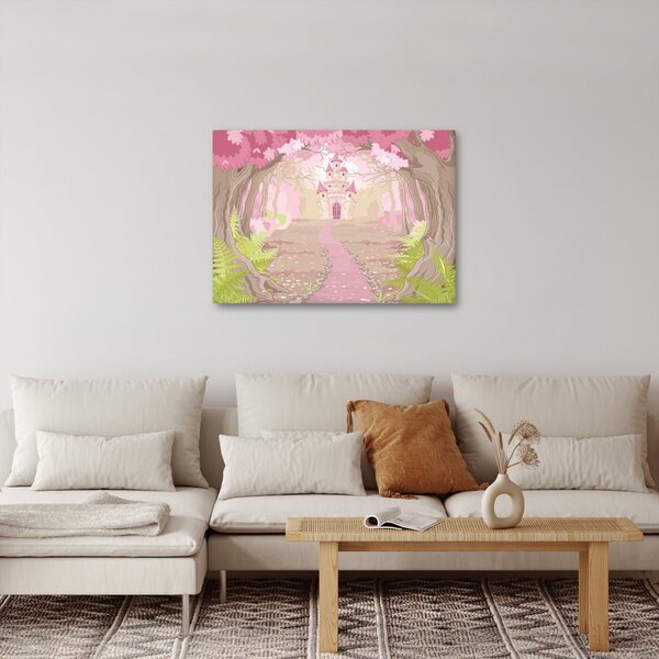 Slika - Potovanje v rožnato kraljestvo (70x50 cm)