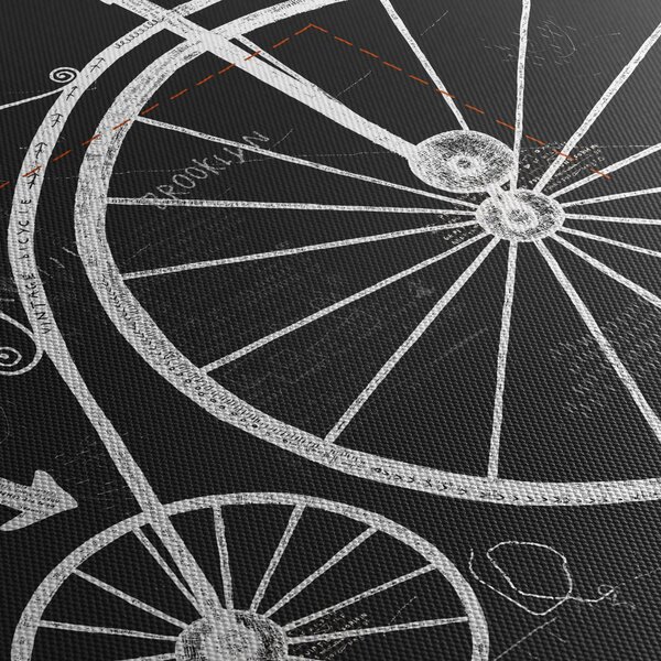 Slika - Velocipede (sa satom) (90x30 cm)