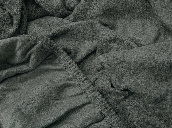 Frotirna plahta EXCLUSIVE zeleno-siva 90 x 200 cm
