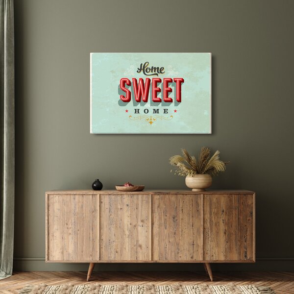 Slika - Home sweet home (90x60 cm)
