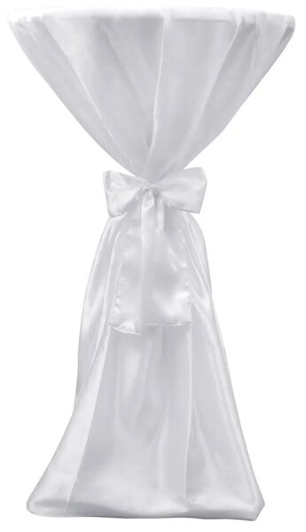 Bijeli Stolnjak s Vrpcom 60 cm 2 kom - Bijela 60 cm 2 60 cm