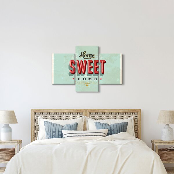 Slika - Home sweet home (90x60 cm)