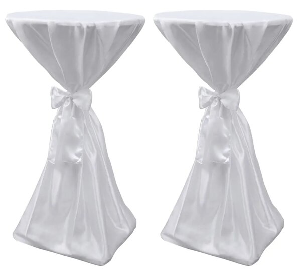 Bijeli Stolnjak s Vrpcom 60 cm 2 kom - Bijela 60 cm 2 60 cm