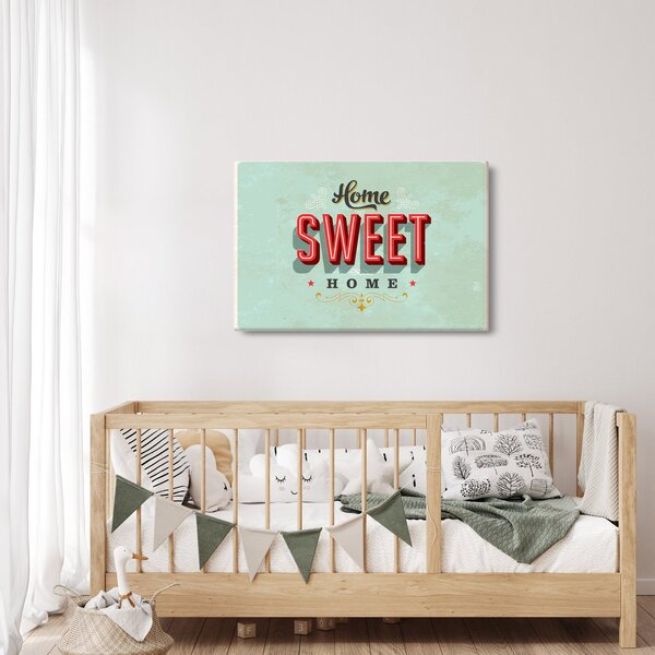 Slika - Home sweet home (90x60 cm)