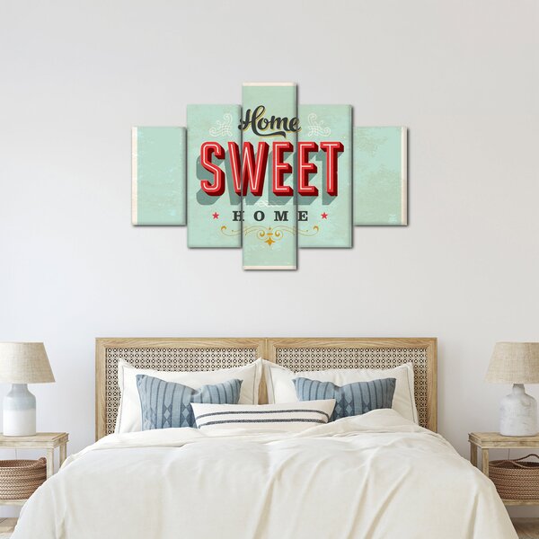 Slika - Home sweet home (150x105 cm)