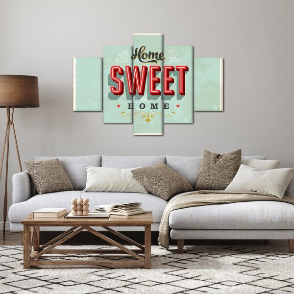 Slika - Home sweet home (150x105 cm)