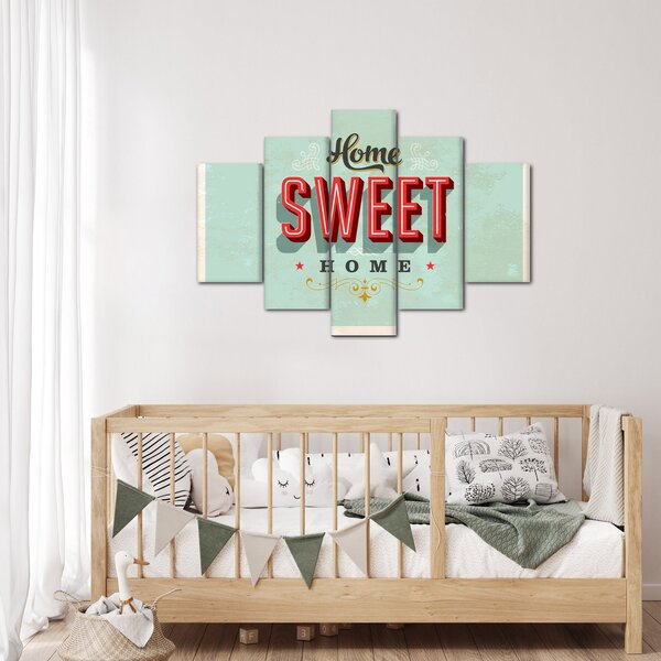 Slika - Home sweet home (150x105 cm)