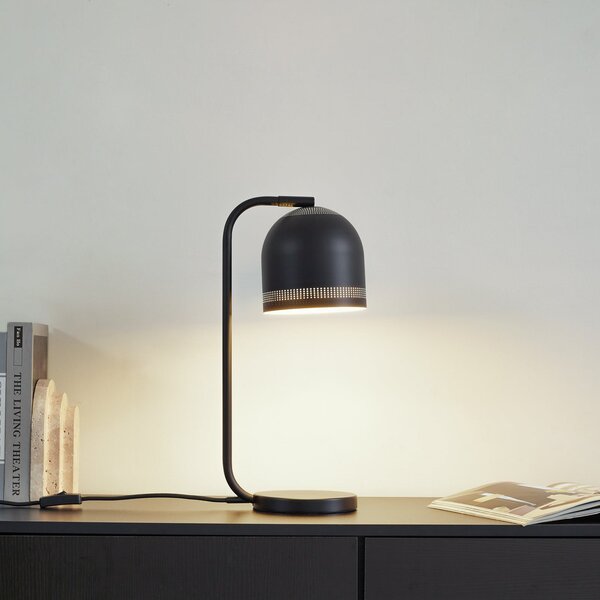 Stolne Lampa NOLA, Oura, Crno, Dnevna soba, Metal, Skandinavski